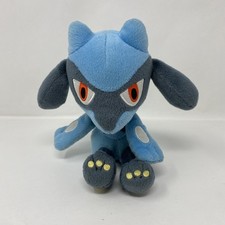 2016 TOMY Pokemon - Riolu - Small Plush Soft Toy 6.5" Sitting Nintendo