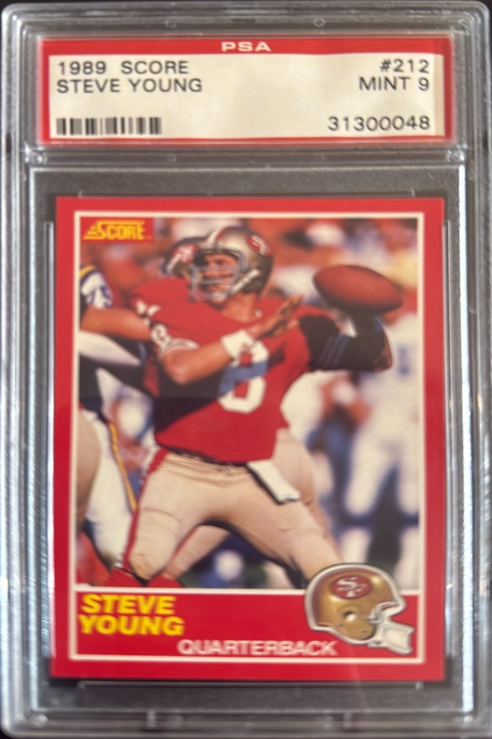 1989 Score #212 Steve Young