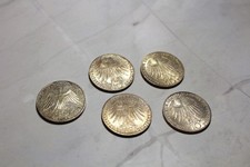 5x 10 Deutsche Marks - 1972 Olympic commemorative coins - 3xF, 2xJ