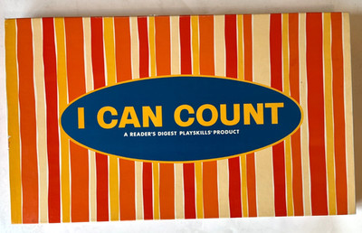 Vintage 1974 Readers Digest ''I Can Count'' Money Educational Math Board Game - Ex