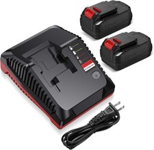 18V Replacement Charger Compatible with PCXMVC PCMVC for Porter Black  Red