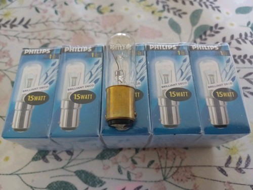 10 X Philips Fridge Oven Appliance Clear Bulb Pygmy Light Lamp 15w B15 SBC 240v - Picture 1 of 6