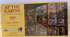 NEW SEALED SUNSOUT 300 PIECE PUZZLE 31934 AT THE CABINS BIGELOW