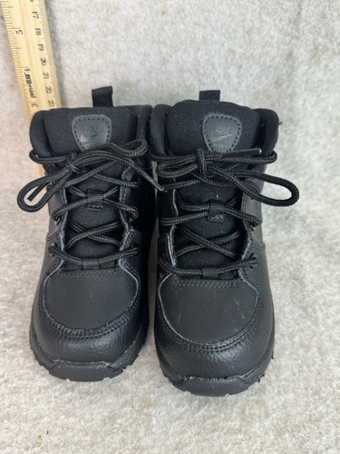 Nike Manoa LTR (TD) Boots Outdoor Toddler Shoes Black Size 8C - Picture 4 of 7