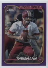 2024 Topps Chrome Purple Refractor 258/275 Joe Theismann #196 19lw