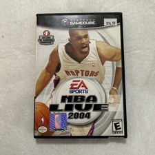 NBA Live 2004 (Nintendo GameCube, 2003) COMPLETE CIB TESTED