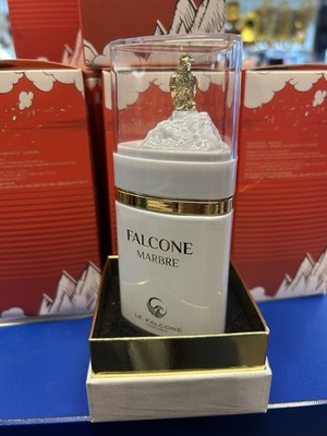 Le Falcone MARBRE - Exklusives Herrenparfüm - 100ml EDP - Mit Falken-Statue