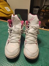 Air Jordan Flight 45 High White GS Retro Classic Sneakers Shoes 524864-128 6Y
