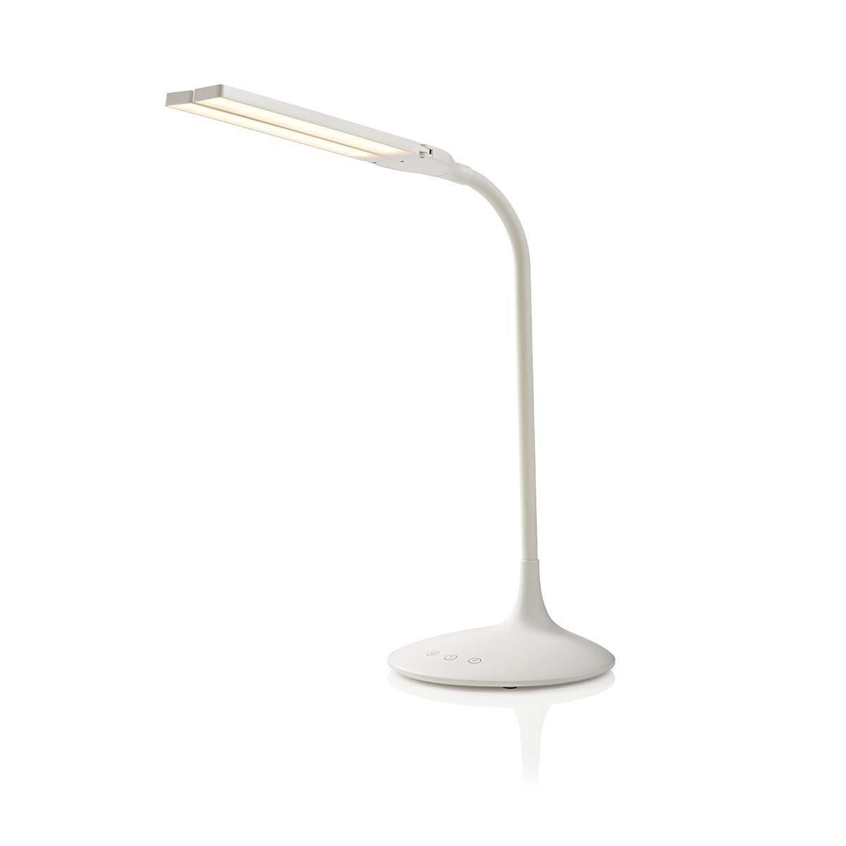 Lampe de bureau LED rechargeable tactile Nedis 280 lm noir pour liseuse