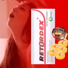Retordex + Mega Gold Long Hard Wood Pill Supplement Sexual Enhancer Extra Boost