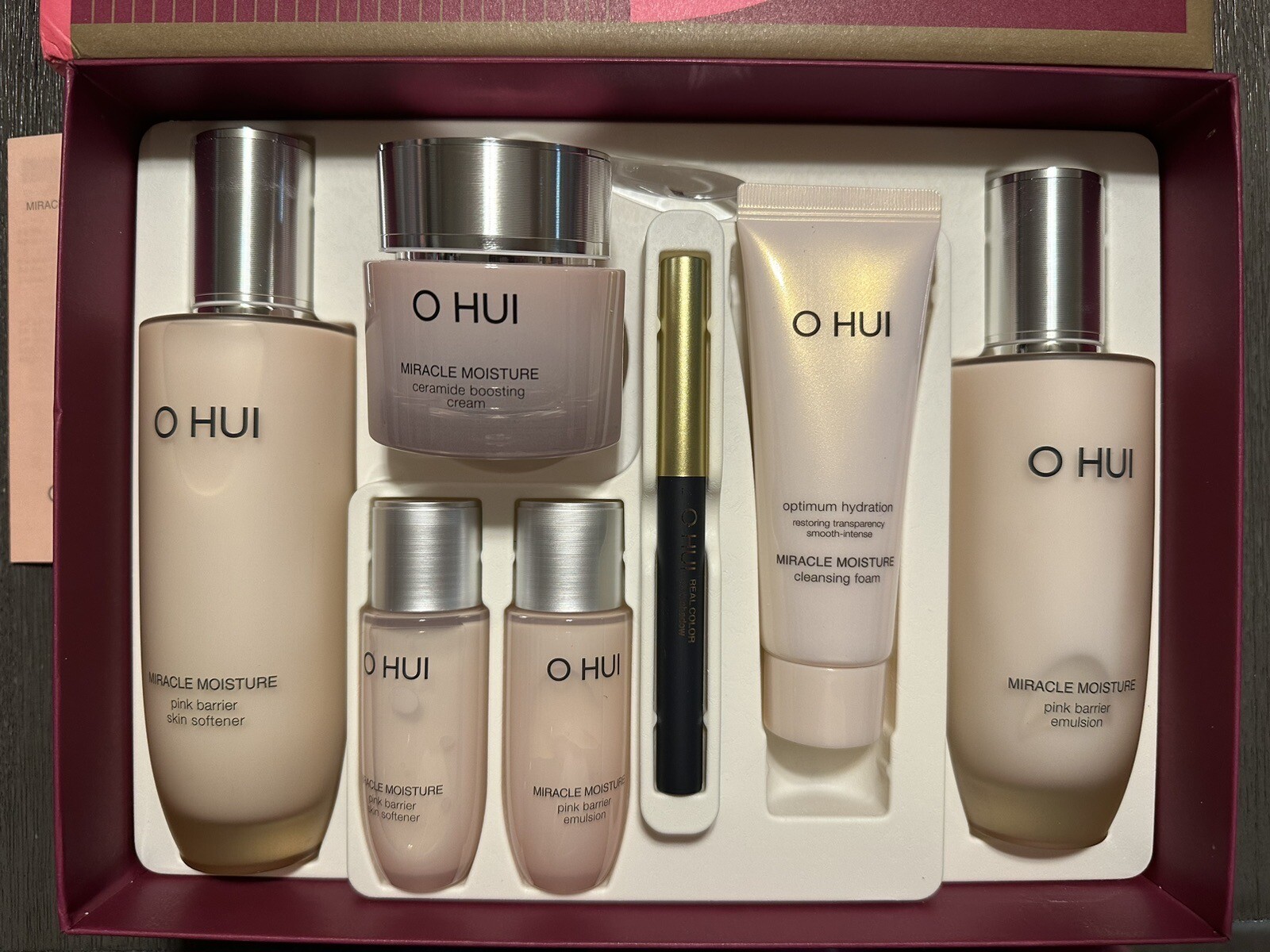 [OHUI] Miracle Moisture Pink Barrier 3 Pcs Special Set / K-Beauty. O HUI