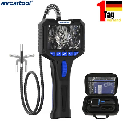 MRCARTOOL Endoskop Kamera Inspektions Kamera 2-Weg 210° Gelenkboreskop 1080P HD 6.2mm Lens