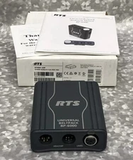 RTS BP-6000 BP6000 A4M BLK DUAL CHANNEL UNIVERSAL BELTPACK  4 PIn  MALE HDST