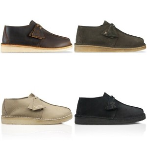 brown clarks originals