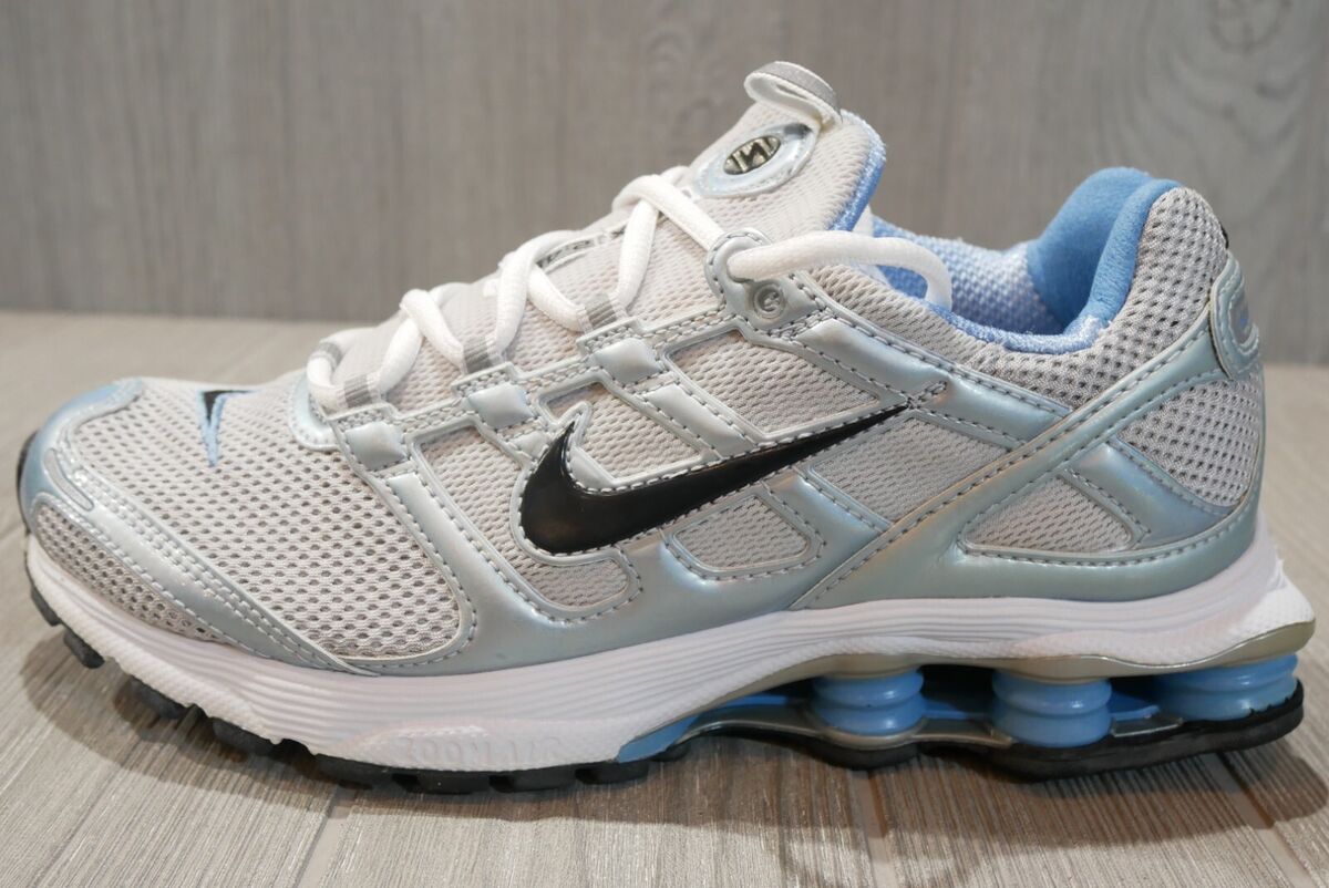 New Rare Nike Shox 2:45 Marathon 2004 Blue Silver Shoes New Rare Nike Shox 2:45 Marathon 2004 Blue Silver Shoes