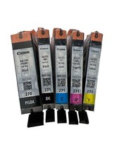 5 packs GENUINE Canon PGI-270 CLI-271 NO Setup Ink Cartridges
