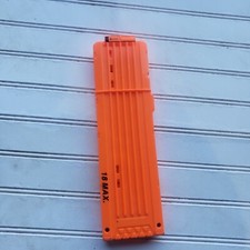 Nerf N-Strike Elite 18 Dart Round Clip Mag Magazine Solid Orange