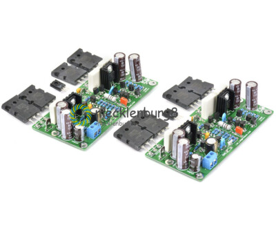 2PCS Audio Amplifier A1943 C5200 Stereo Dual Channels 350W Amplifier Amp Board
