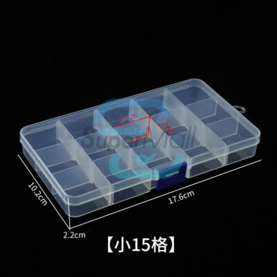Transparent Electronic Component Storage Box Tool Storage Box Removable Holder