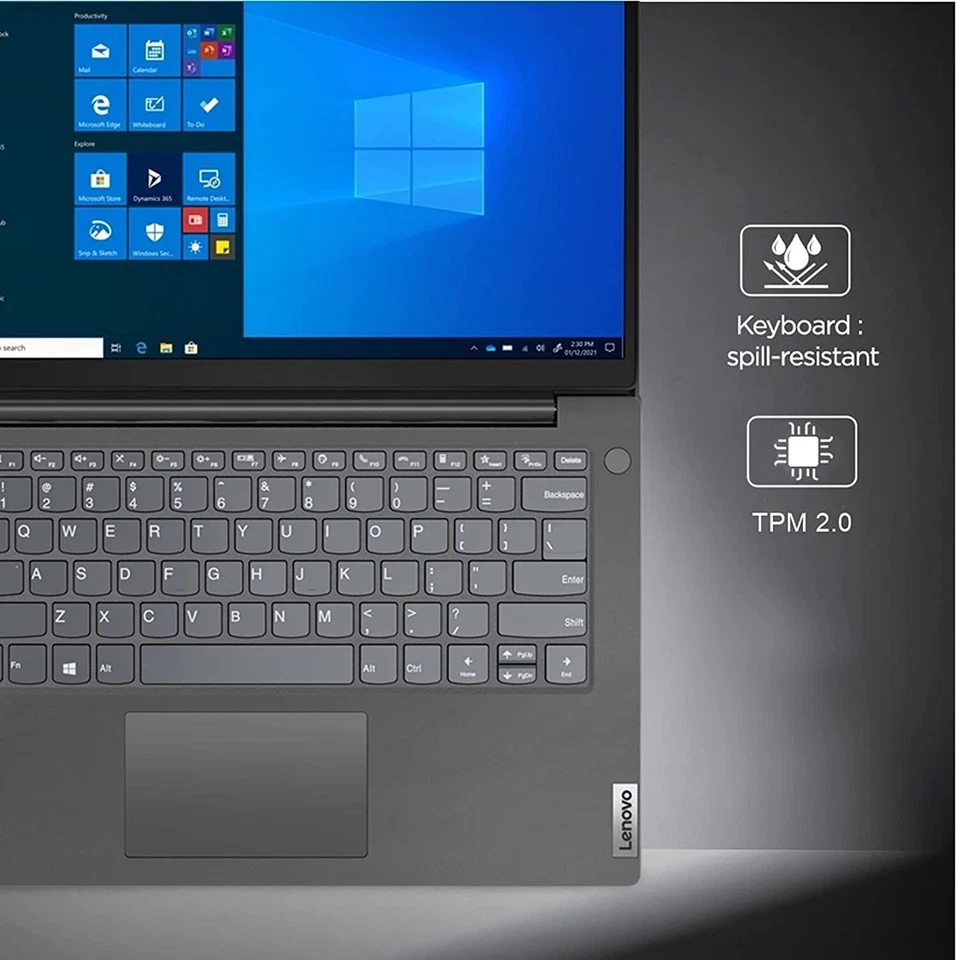 LENOVO Notebook 15.6" HD Intel Celeron N4020 Ram 4GB SSD 256GB 2USB 3.0 Free Dos - Immagine 4 di 4