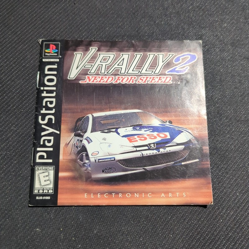 Need for Speed: V-Rally 2 PS1 (Sony PlayStation 1, 1999) Manual Only