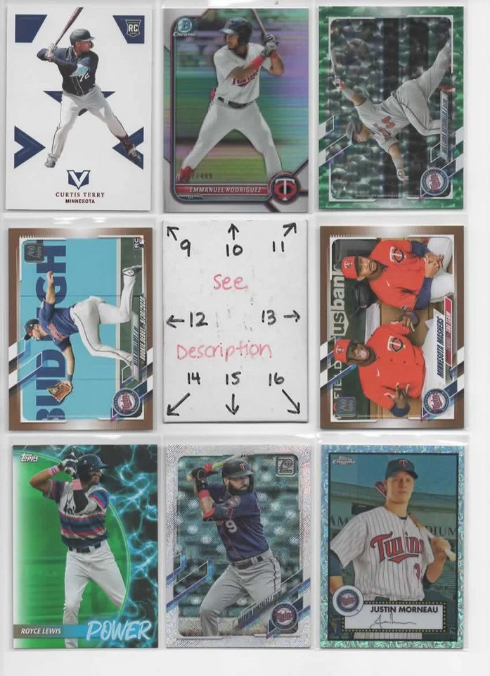 NEW Minnesota Twins U-PICK Serial #'d JERSEY AUTO Rookies BUXTON MAUER BERRIOS - Image 2 of 4