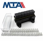 Micro Relay Box 7 Way for Micro Relays Holder / Block 12v / 24v MTA Italy