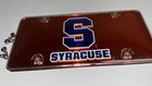 Syracuse Orange License Plate Raised Design W/ Cover  Laser Magic Off. Licensed — photo 8