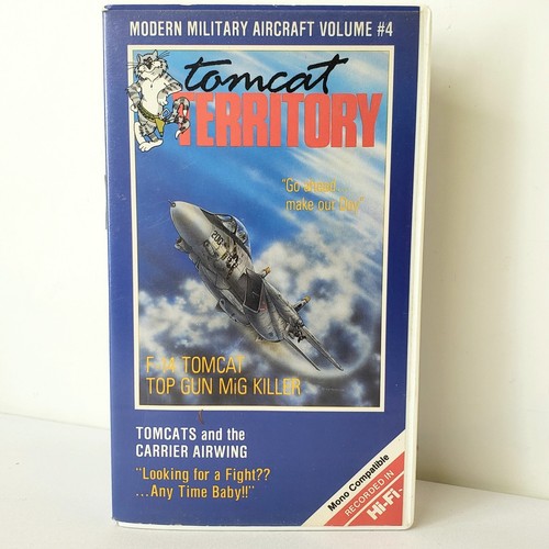 Tomcat Territory F-14 VHS . Modern Military Aircraft Vol 4. Mint Condition.