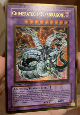 YUGIOH CHIMERATECH OVERDRAGON GLD1-EN029 GOLD RARE | eBay