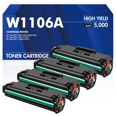 XXL Toner für HP 106A W1106A Laser 107 w 107a MFP 135 wg 137 fwg 135a 135ag 135w