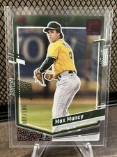 Max Muncy 2023 Panini Chronicles Clearly Donruss Baseball Red /100 #5