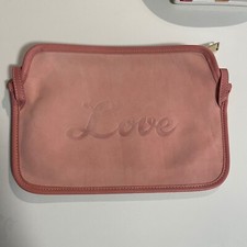 Eddie Parker Sample Pink Love Suede Clutch