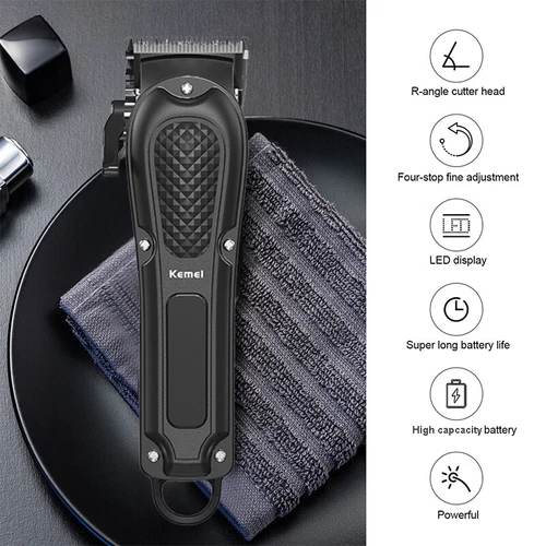 Kemei Profi Haarschneidemaschine Akku Trimmer Bartschneidemaschine Friseur ** - Bild 10 von 49