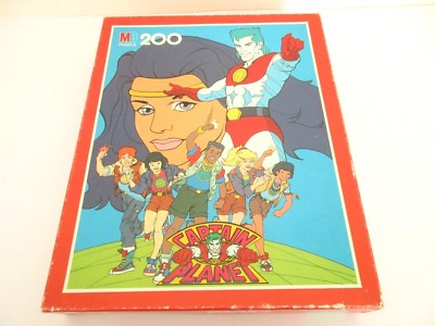 PUZZLE MB 200 CAPTAIN PLANET - MB 1991 komplett
