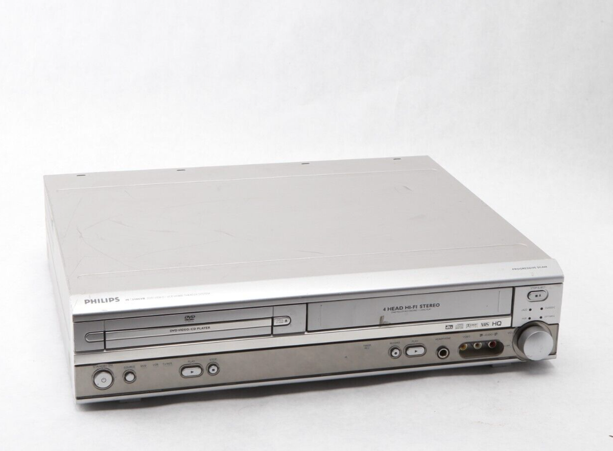 Philips MX5100VR/37 DVD Video/VCR Combo Home FM/MW Radio Tuner SH2