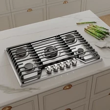 Empava 30" Recessed Gas Stove Cooktop with 5 Italy SABAF Sealed Burner