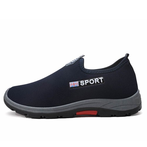 ZAPATOS DEPORTIVOS SIN CORDONES LIGEROS PARA CAMINAR PARA HOMBRES ZAPATOS DEPORTIVOS INFORMALES TALLA UK - Imagen 5 de 32