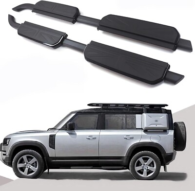 Fits Land Rover Defender 110 4D 2020-2024 Side Step Running Board Nerf Bar