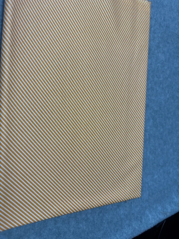 Orange White Striped Cotton Quilting Fabric by Bonnie & Camille Moda 24" x 44" - Image 2 of 4