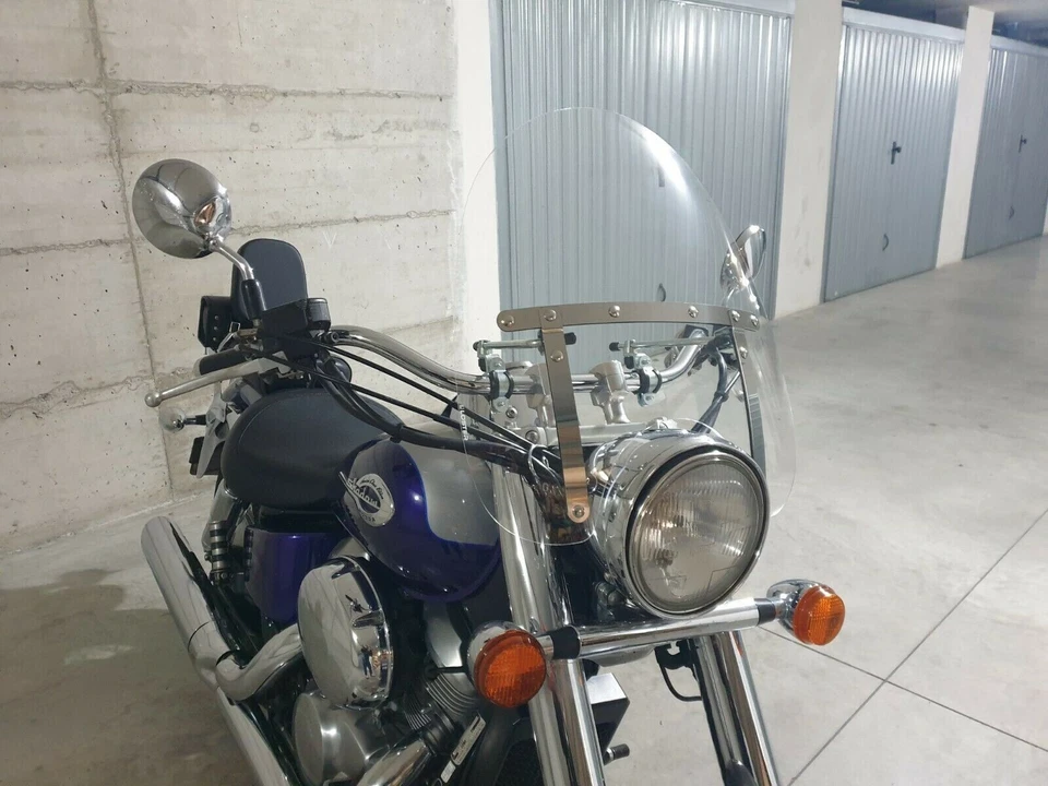 HONDA SHADOW VT 750 1100 CHOPPER UNIVERSALE CUPOLINO / PARABREZZA / 4 COLORI - Immagine 4 di 4
