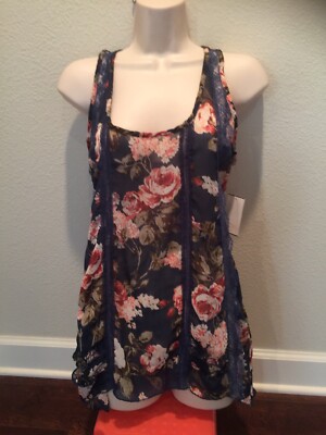 Anthropologie F.A.N.G Tunic Top Blouse Size Medium NWT