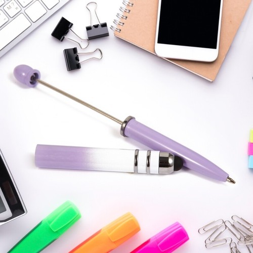 3-in-1 Ballpoint Pen DIY Beading Pens with Stylus Tip Funny Office Writing Pens - Zdjęcie 2 z 11