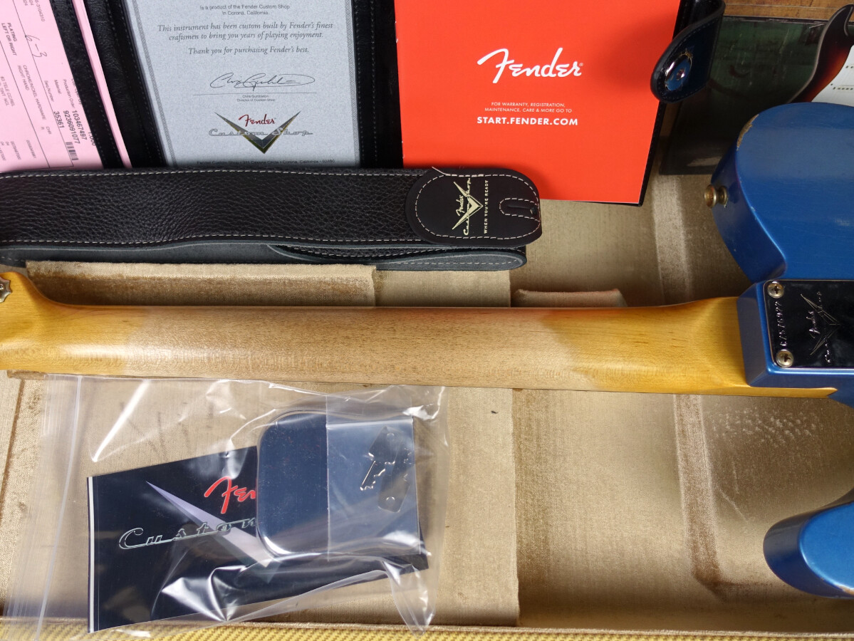 リ*ィ様 FenderTelecaster Custom Lake Placid Electric Guitar Fender Custom Shop 1963 Telecaster Relic