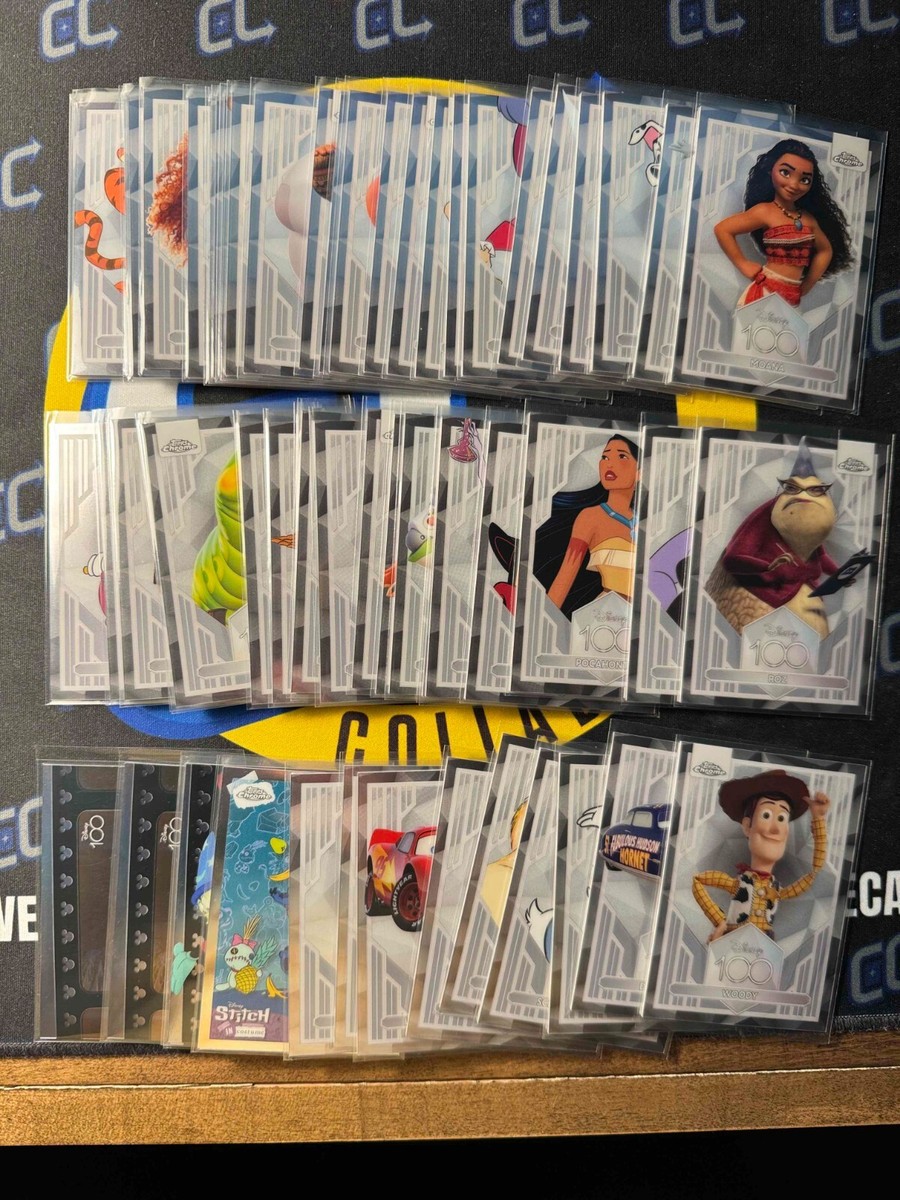 その他 2023 Topps ChromeDisney 100 complete set 2023 Topps Chrome Disney 100 Years complete 100-card base