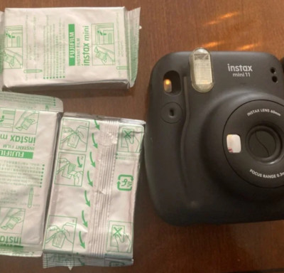 mini 11 Instant Film Camera Charcoal Gray
