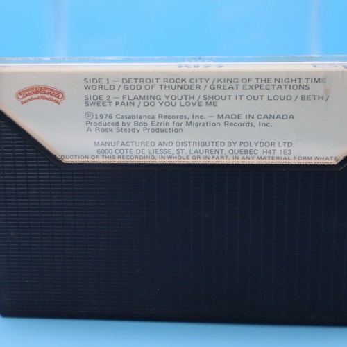 KISS: DESTROYER (1976) - Cassette Tape - Casablanca Records CANADA TESTED VG+ - Picture 2 of 4