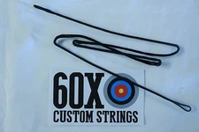D97 Compound Bowstring Black Choice of Length Bow String by 60X Custom Strings