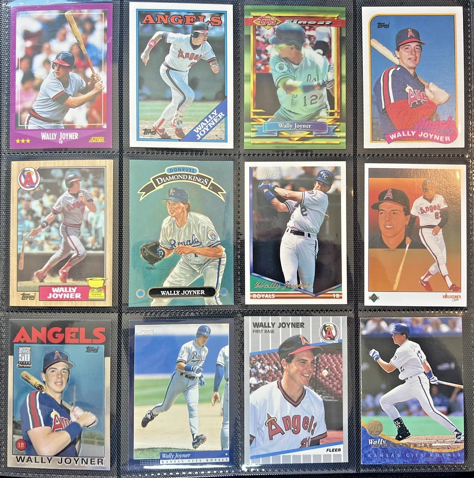 Lote de colección de cartas Wally Joyner con novatos - 481 cartas en total - Ángeles, KC Royals Foto 3 de 4