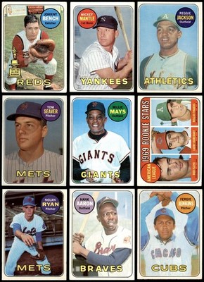 1969 Topps Baseball 401 - 700 -Complete Your Set -PRICING BASED ON CONDITION
